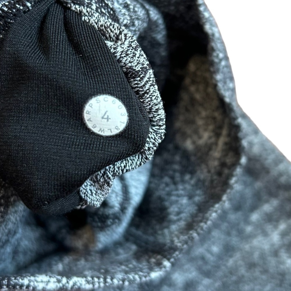 Lululemon Wunder Under Crop (Hi-Rise) *21" Rush Jacquard Black White - Picture 12 of 15